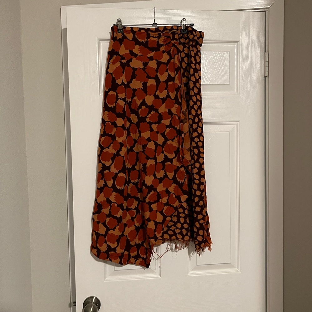 Anthropologie midi skirt